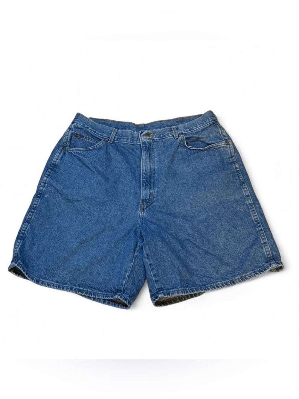 Classic Vintage Chic Blue Denim Men's Shorts Jorts